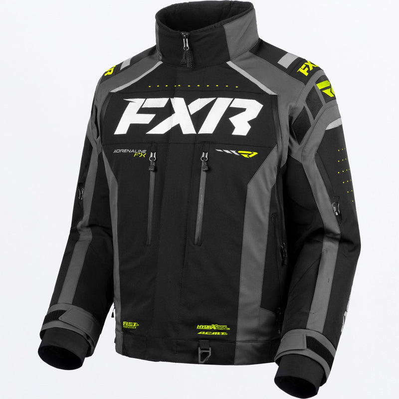 Chargez l'image dans la visionneuse de la galerie, MAdrenalineFX2-in-1_Jacket_BlackCharHiVis_SKU_260061-_1065_Front
