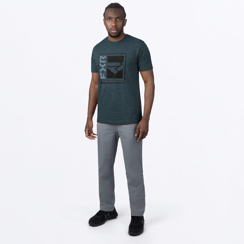 Chargez l'image dans la visionneuse de la galerie, Broadcast_Prem_Shirt_M_DarkSteelHeatherLTSteel_241311_0303_Fullbody
