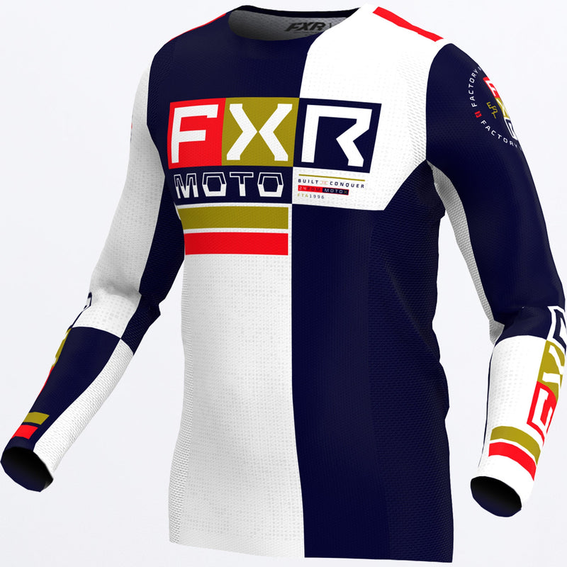 Chargez l'image dans la visionneuse de la galerie, PodiumProBattalion_MXJersey_NavyWhiteRed_243332-_4501_front

