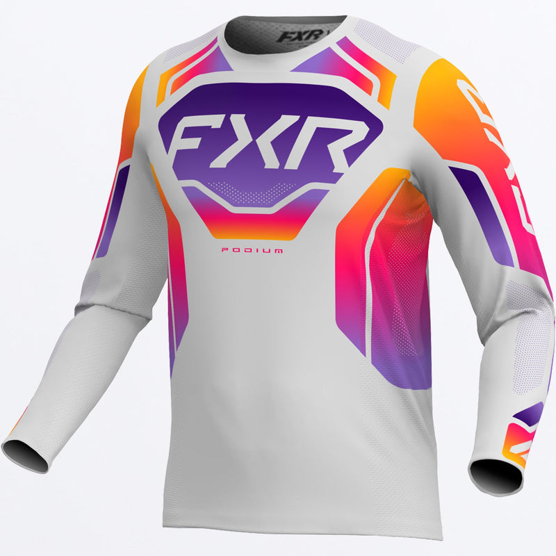 Chargez l'image dans la visionneuse de la galerie, YthPodiumMX_Jersey_GreyPurpleTang_SKU_263314-_0580_Front
