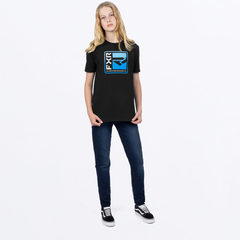 Chargez l'image dans la visionneuse de la galerie, BroadcastPrem_TShirt_Y_BlackBlue_241532-_1040_Fullbody
