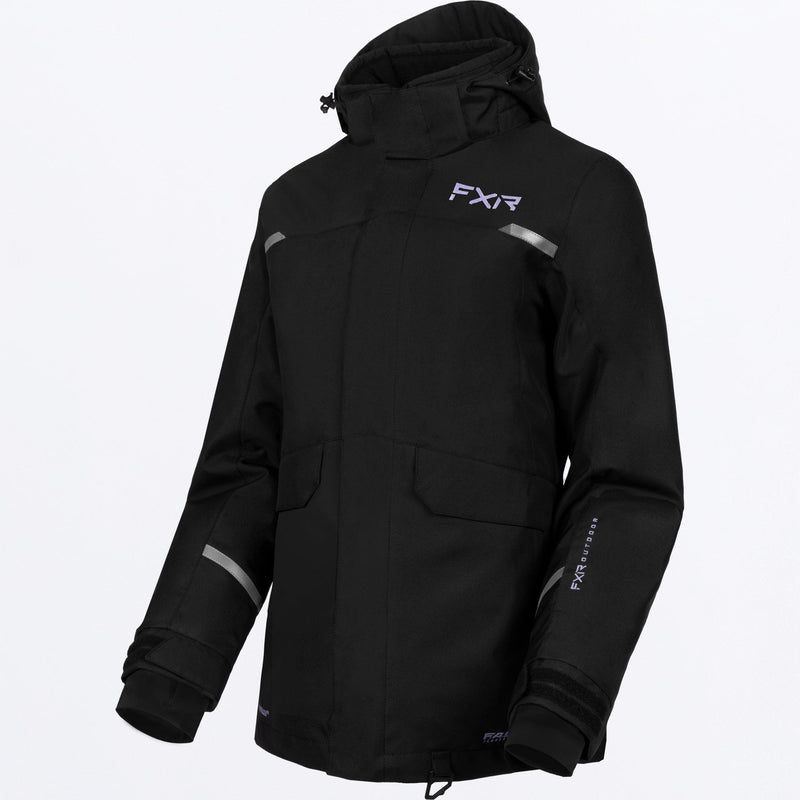 Chargez l'image dans la visionneuse de la galerie, ExcursionIcePro_Jacket_W_BlackLilac_250212-_1087_front
