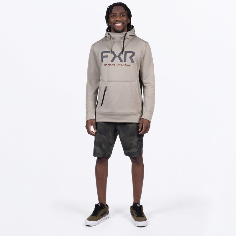 Chargez l'image dans la visionneuse de la galerie, ProFishTech_PO_Hoodie_M_StoneEarthCamo_252037-_1716_fullbody
