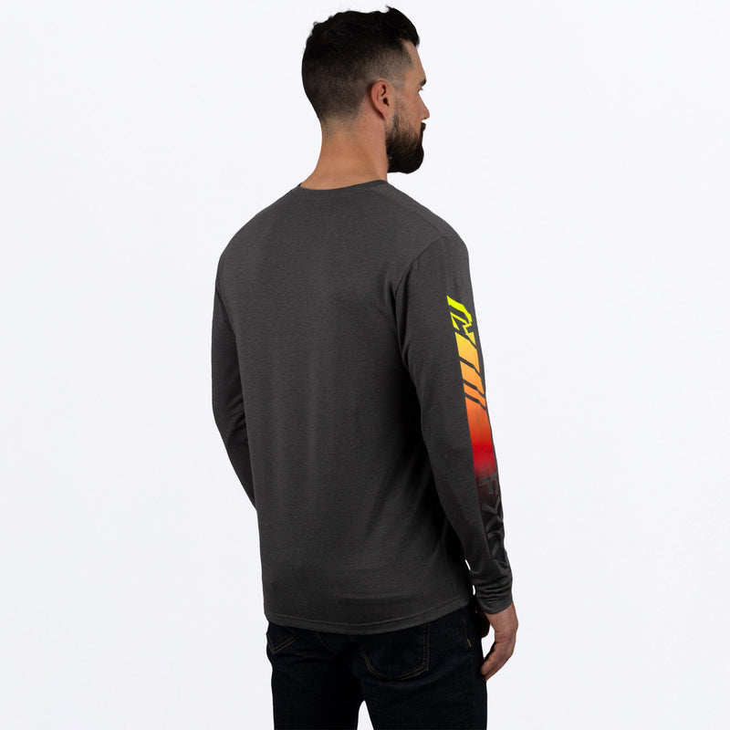 Chargez l'image dans la visionneuse de la galerie, MHeliumTechLongsleeve_Jersey_CharHeatherInferno_231360-_0810_back
