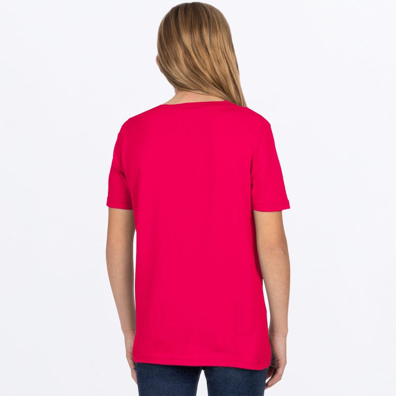 Chargez l'image dans la visionneuse de la galerie, Podium_PremiumTShirt_RazzWhite_Y_242281-_2801_back
