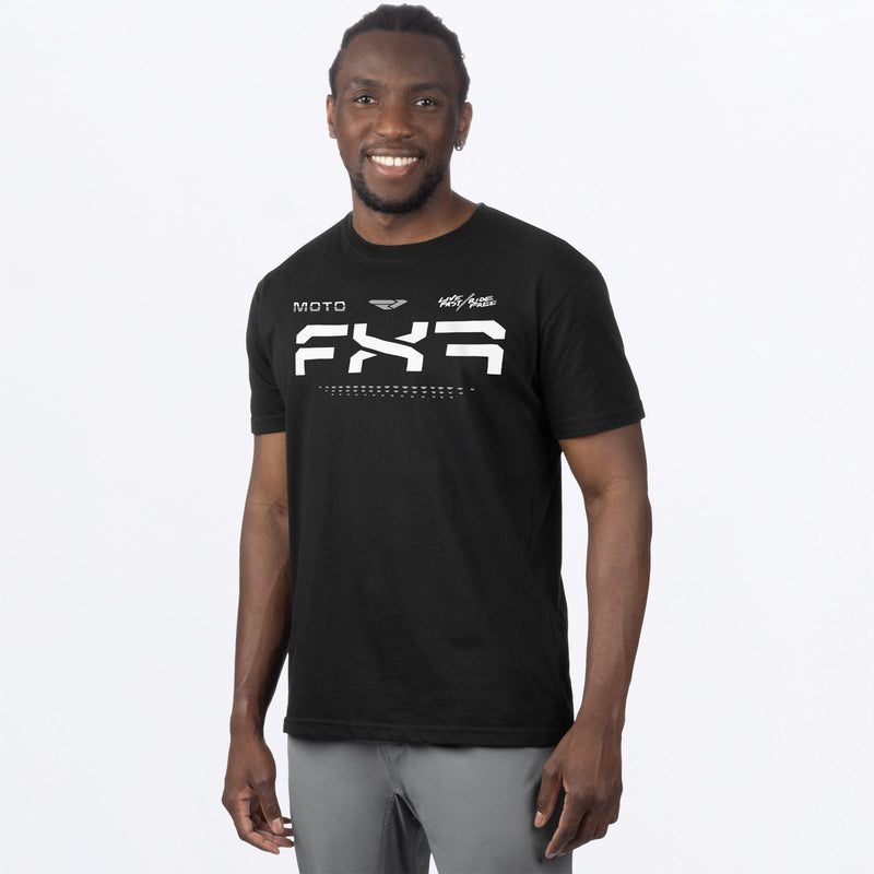 Chargez l'image dans la visionneuse de la galerie, MOTO_Prem_Shirt_M_BlackWhite_241314_1001_front
