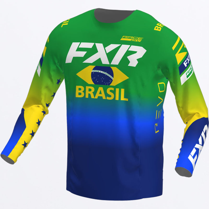 Chargez l'image dans la visionneuse de la galerie, BrazilCustomRevoMX_Jersey_Brazil_233385-_7040_front
