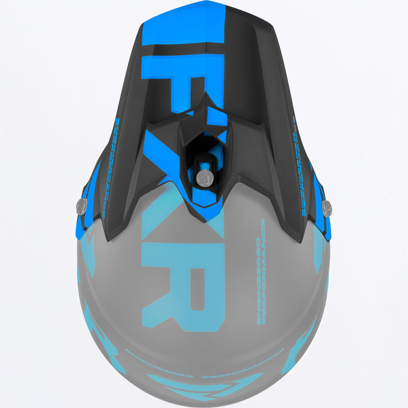 Chargez l'image dans la visionneuse de la galerie, TorqueTeam_HelmetPeak_BlackBlue_221711-_1040_front

