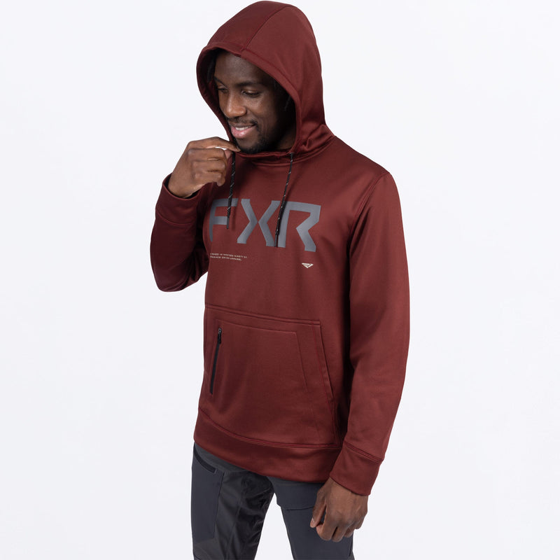 Chargez l'image dans la visionneuse de la galerie, HydrogenTech_PO_Hoodie_M_OxbloodAsphalt_252038-_2708_side
