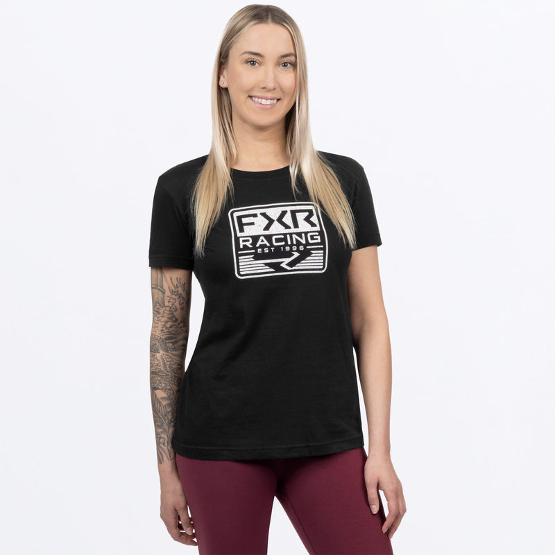 Chargez l'image dans la visionneuse de la galerie, Emblem_PremiumTShirt_W_BlackSplatter_251411-_1095_front
