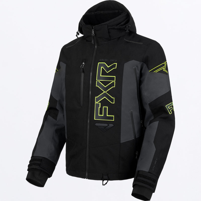 Chargez l'image dans la visionneuse de la galerie, HeliumX_Jacket_M_BlackAsphaltHiVis_250016-_1008_front

