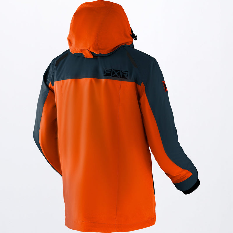 Chargez l'image dans la visionneuse de la galerie, Ridge_Jacket_M_BurntOrangeDarkSteel_220045-_3403_Back**hover**
