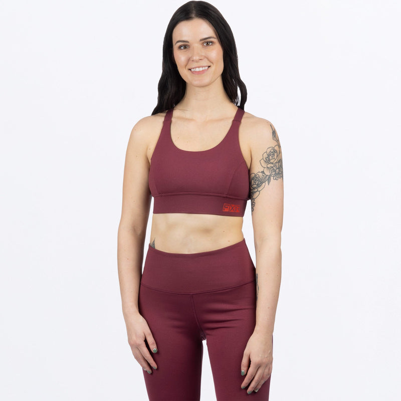 Chargez l'image dans la visionneuse de la galerie, Chakra_Sports_Bra_W_Merlot_231438-_2700_front
