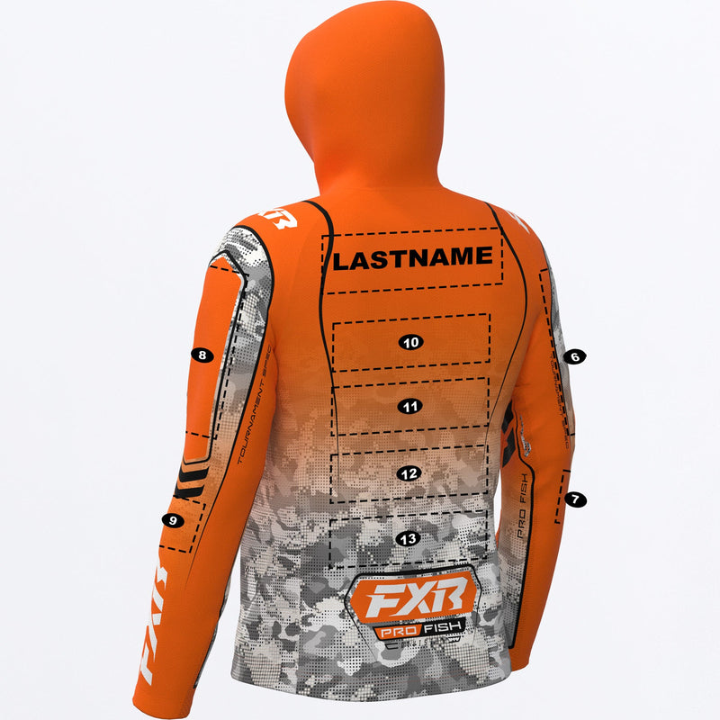 Chargez l'image dans la visionneuse de la galerie, MCustomTournamentAirUPFPO_Hoodie_OrgWhtDrftCamo_SKU_262055-_3002_Extra
