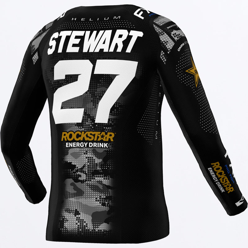 Chargez l'image dans la visionneuse de la galerie, CustomMalcolmStewartParisSXRepMX_Jersey_RockstarBlkWht_SKU_263347-_6210_Extra
