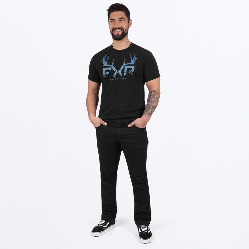 Chargez l'image dans la visionneuse de la galerie, Antler_Prem_Shirt_M_BlackSteel_251324-_1003_FrontFULL
