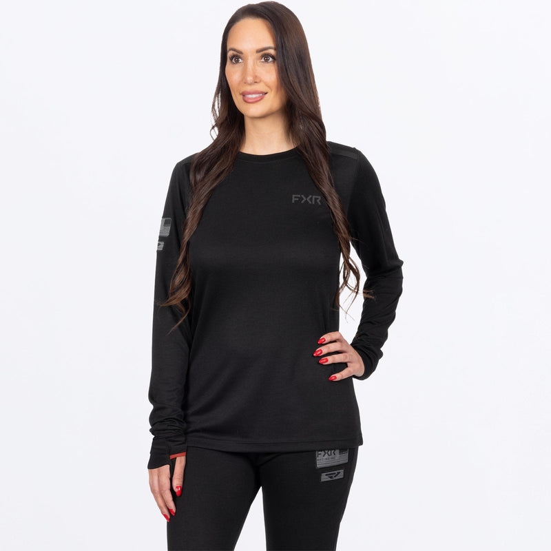 Chargez l'image dans la visionneuse de la galerie, WVaporMerino_Longsleeve_Black_SKU_271460-_1000_Front
