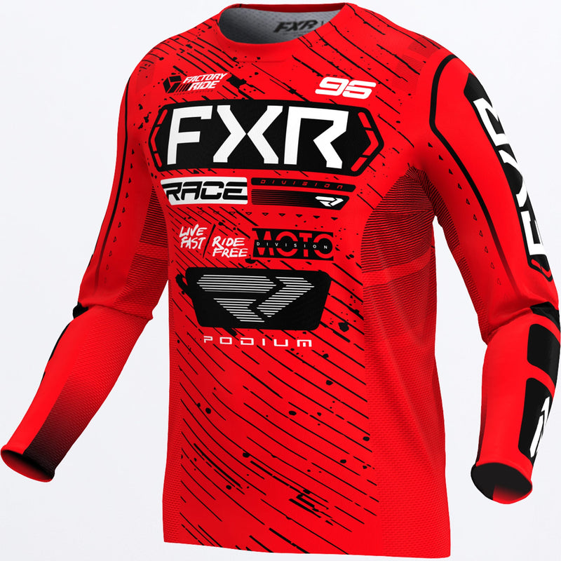 Chargez l'image dans la visionneuse de la galerie, Podium_MXJersey_RedBlk_253325-_2010_front
