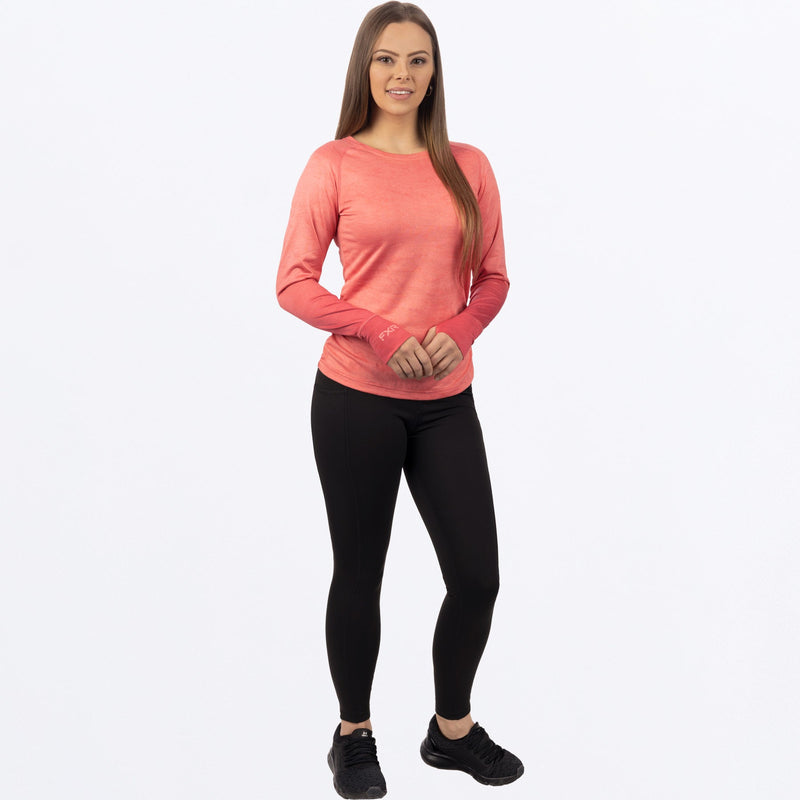 Chargez l'image dans la visionneuse de la galerie, Inhale_Active_Longsleeve_W_MutedMelonFade_231406_9300_fullbody**hover**
