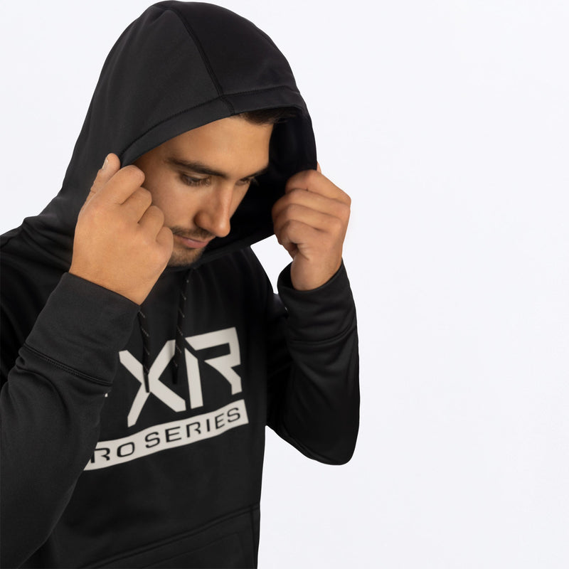Chargez l'image dans la visionneuse de la galerie, Podium_Tech_PO_Hoodie_M_BlackGrey_232037_1005_side1
