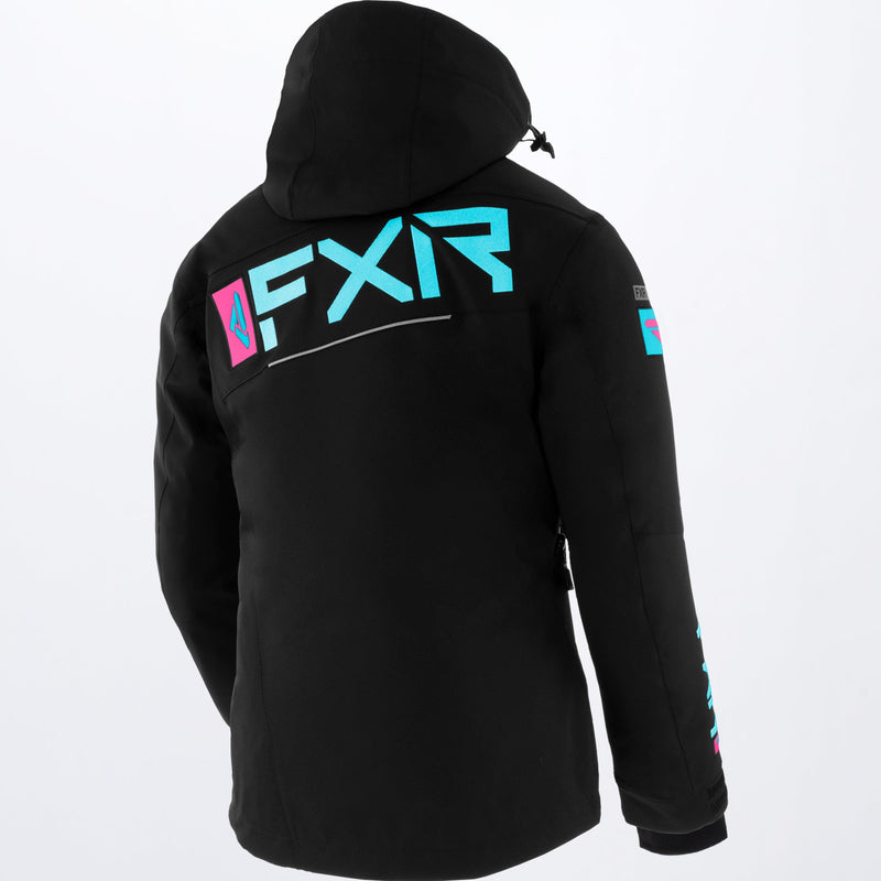 Chargez l'image dans la visionneuse de la galerie, Ranger_Jacket_W_BlackSkyBlueElecPink_210207-_1053_Back
