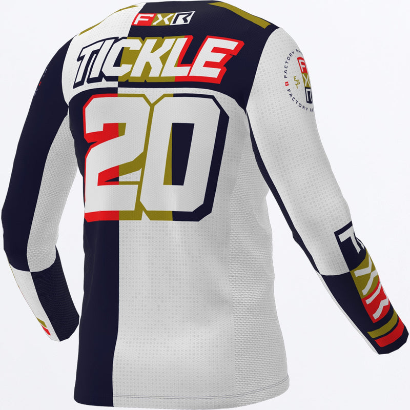 Chargez l'image dans la visionneuse de la galerie, PodiumProBattalion_MXJersey_NavyWhiteRed_243319-_4501_back**hover**
