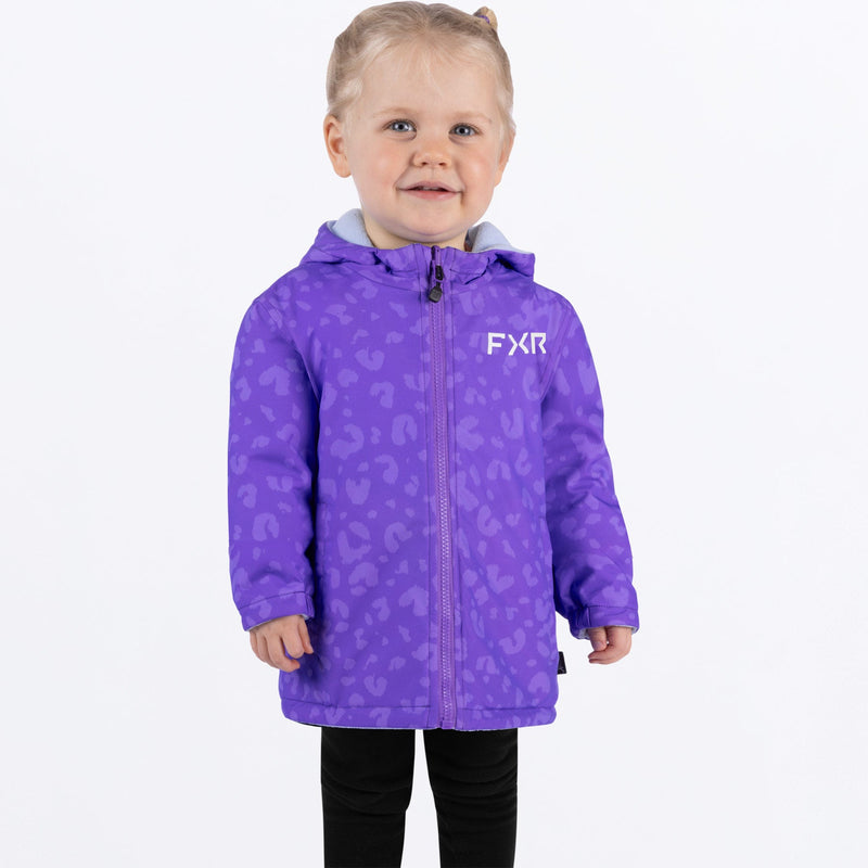 Chargez l'image dans la visionneuse de la galerie, ToddlerRideReversible_Jacket_AmethystCheetahMauiBlue_SKU_242203-_8459_Front
