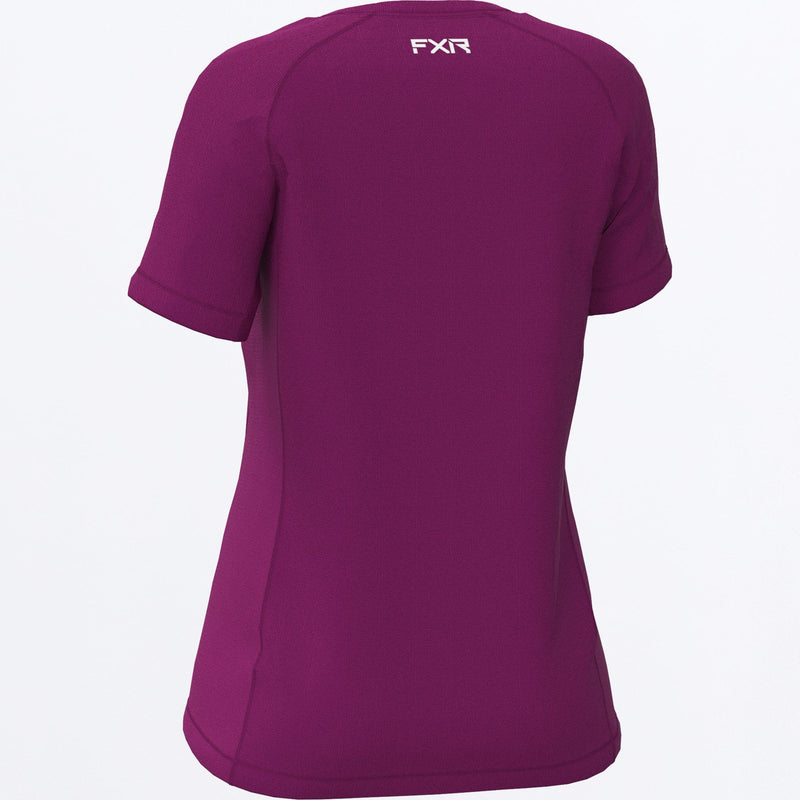 Chargez l'image dans la visionneuse de la galerie, AttackUPF_TShirt_W_Wine_242245-_8501_back
