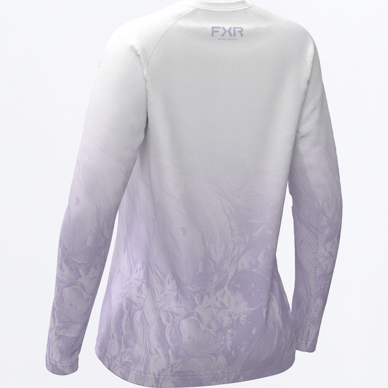 Chargez l'image dans la visionneuse de la galerie, WDerbyUndertowAirUPF_Longsleeve_LavenderWhite_SKU_262258-_8701_Extra

