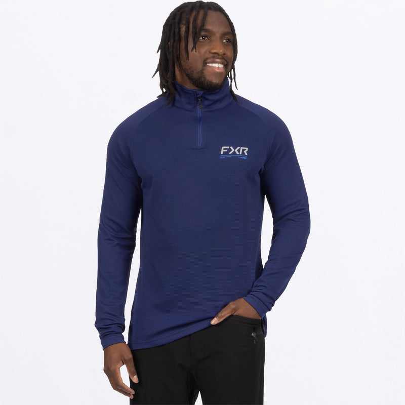 Chargez l'image dans la visionneuse de la galerie, MPilotUPF14Zip_Longsleeve_DeepCobaltCobalt_SKU_262044-_4540_Front
