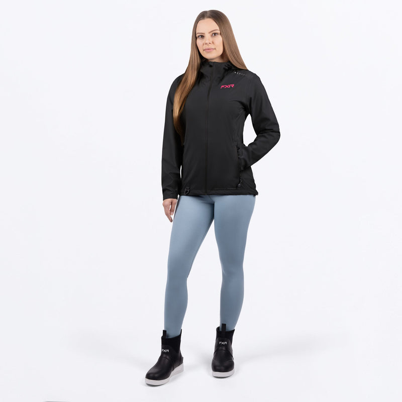 Chargez l'image dans la visionneuse de la galerie, AdventureLiteTriLaminate_Jacket_W_BlackRazz_242206-_1028_Fullbody
