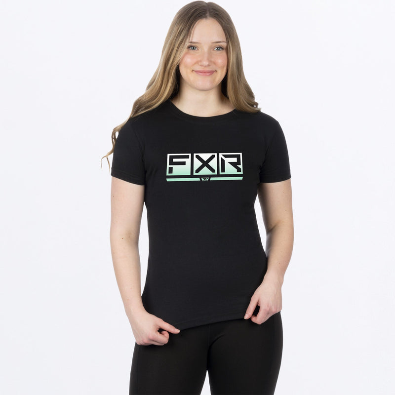 Chargez l'image dans la visionneuse de la galerie, Podium_PremiumTShirt_W_BlackLtSage_242227-_1070_Front
