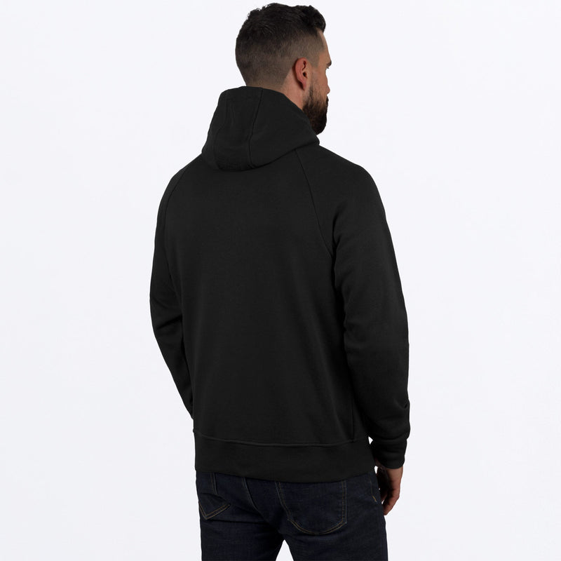 Chargez l'image dans la visionneuse de la galerie, UnisexBroadcastPOHoodie_M_BlackHivis_231156-_1065_back
