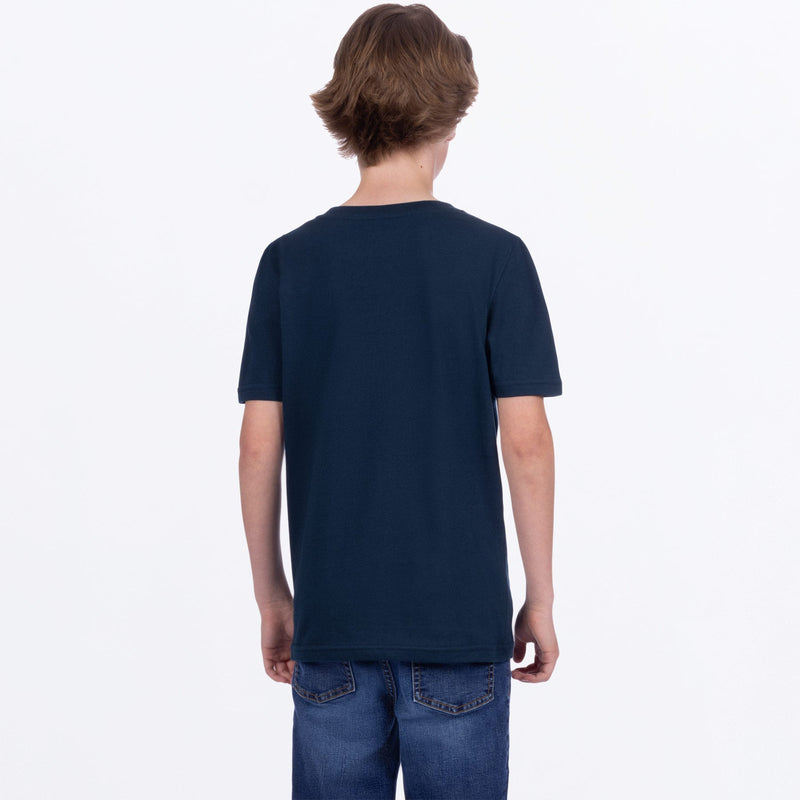 Chargez l'image dans la visionneuse de la galerie, Emblem_PremiumTShirt_Y_MidnightOrange_251532-_4730_back
