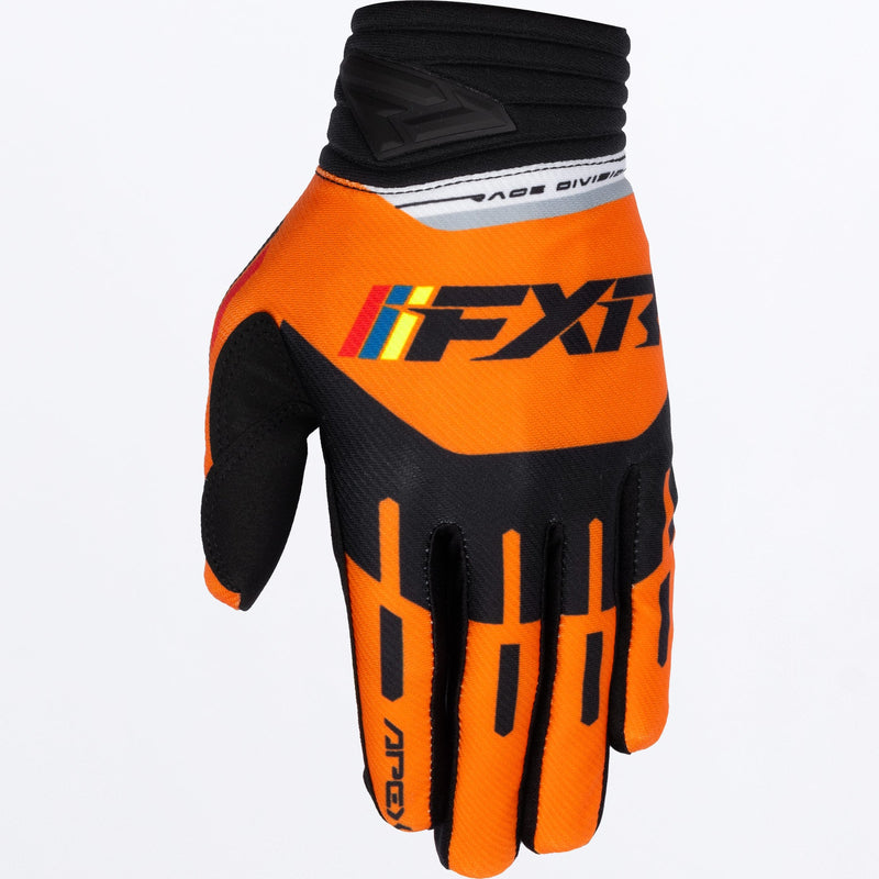 Chargez l'image dans la visionneuse de la galerie, ApexMX_Glove_OrangeBlack_SKU_263403-_3010_Front
