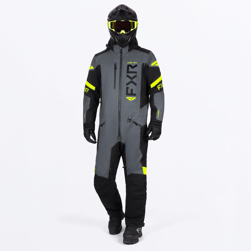 Chargez l'image dans la visionneuse de la galerie, MHeliumIns_Monosuit_CharcoalHiVis_SKU_262841-_0865_Front
