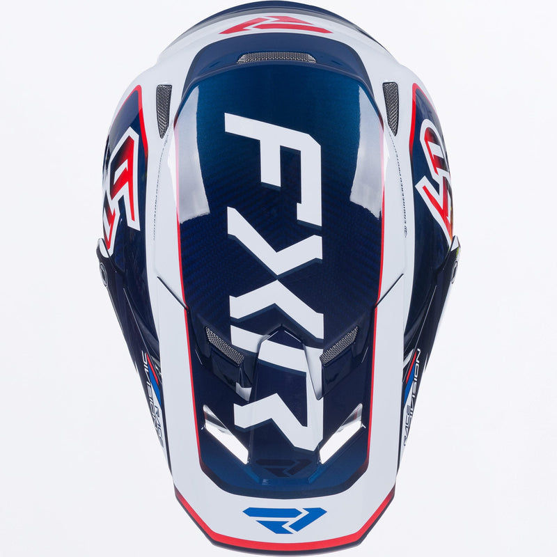 Chargez l'image dans la visionneuse de la galerie, 6DATR-3_Helmet_WhiteRedBlue_SKU_260610-_0120_Extra3
