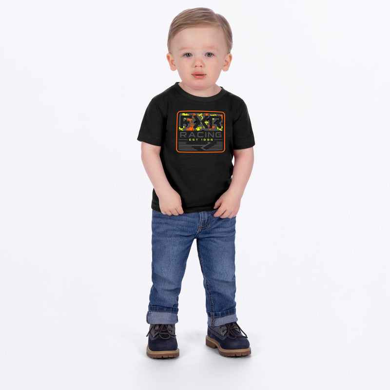 Chargez l'image dans la visionneuse de la galerie, Toddler_EmblemPremium_TShirt_Y_BlackDirtbike_252283-_1026_Fullbody
