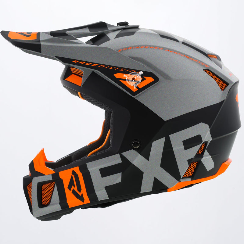Chargez l'image dans la visionneuse de la galerie, ClutchEvo_Helmet_BlackLtGreyOrange_200609-1005_Left
