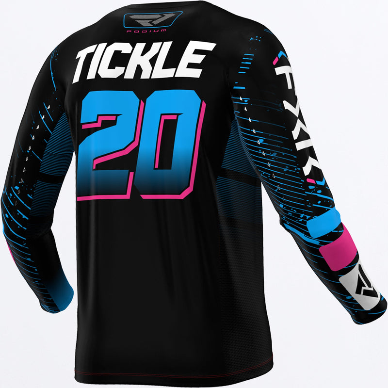 Chargez l'image dans la visionneuse de la galerie, CustomPodium_MXJersey_BlkCyanPink_253337-_1042_Extra
