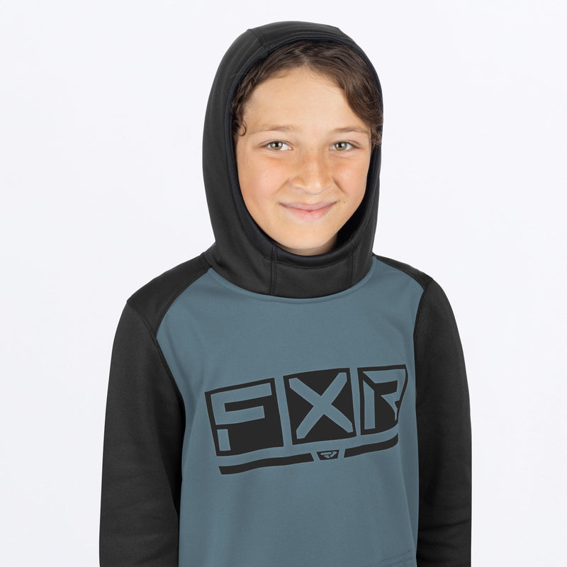 Chargez l'image dans la visionneuse de la galerie, PodiumTechPO_Hoodie_Y_SteelBlack_241501-_0310_side
