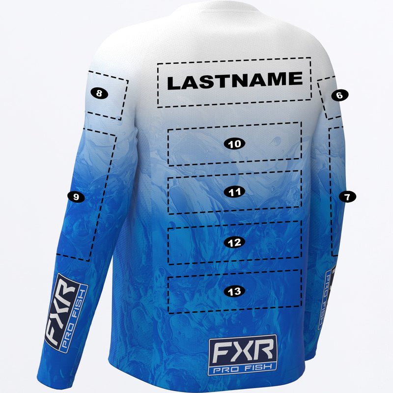 Chargez l'image dans la visionneuse de la galerie, MCustomDerbyUndertowAirUPF_Longsleeve_CobaltWht_SKU_262051-_4001_Extra
