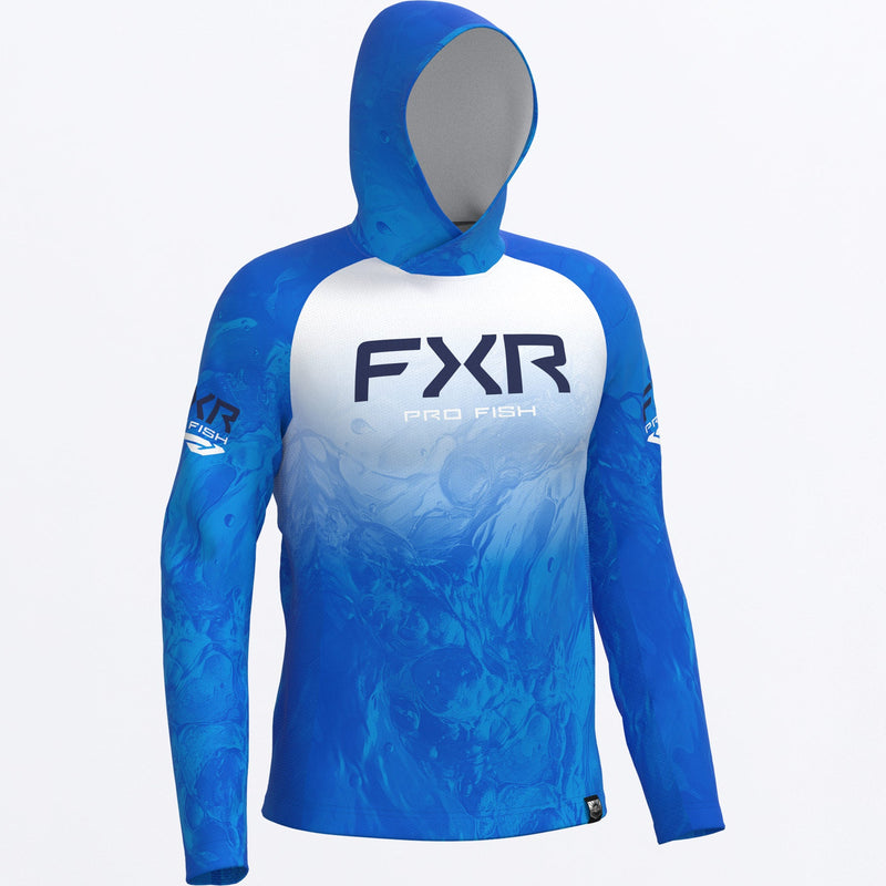 Chargez l'image dans la visionneuse de la galerie, MDerbyUndertowAirUPFPO_Hoodie_CobaltWhite_SKU_262098-_4001_Front
