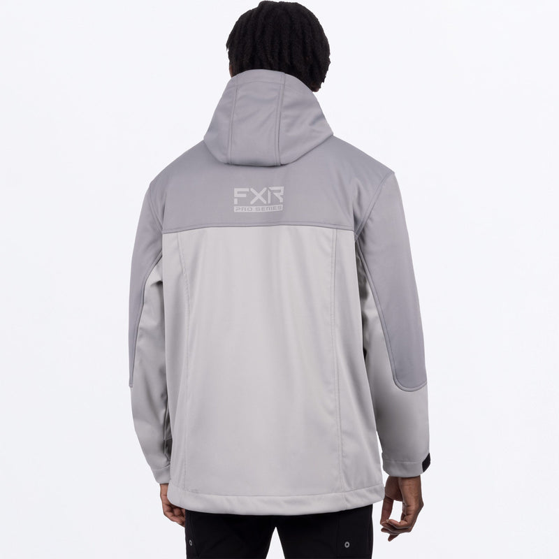 Chargez l'image dans la visionneuse de la galerie, ProSoftshell_Jacket_M_Grey_242001-_0500_back
