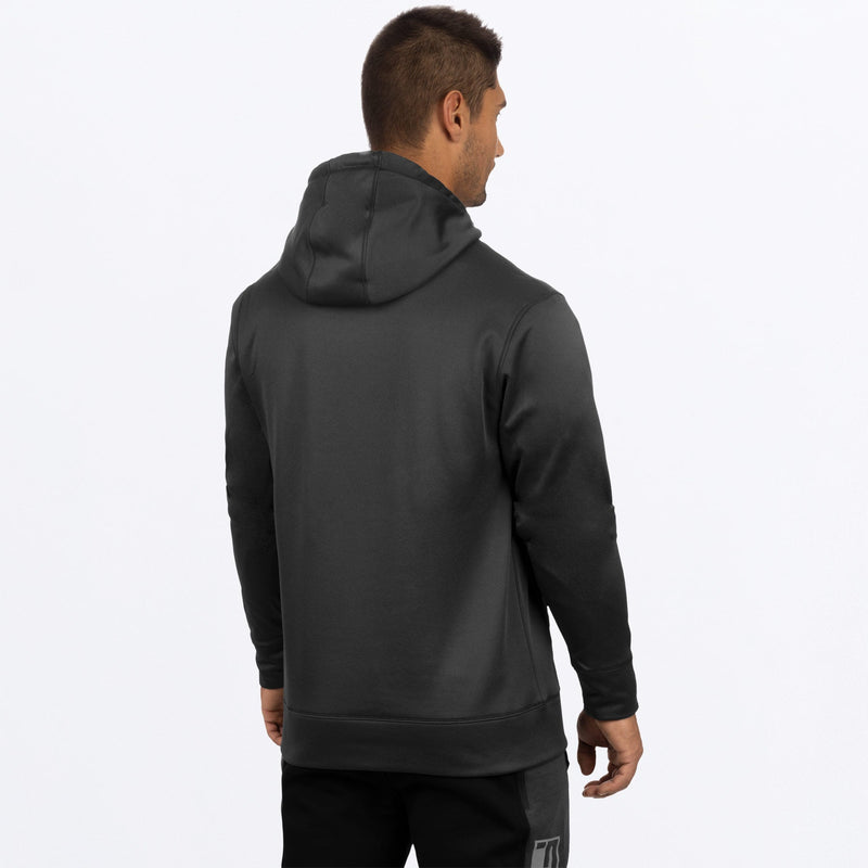 Chargez l'image dans la visionneuse de la galerie, PodiumTech_POHoodie_M_AshpaltBlack_232038-_0810_back
