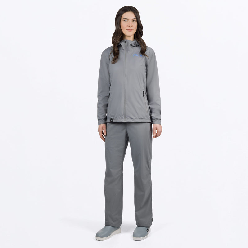 Chargez l'image dans la visionneuse de la galerie, AdventureLiteTriLaminate_Jacket_W_Grey_242206-_0500_fullbody
