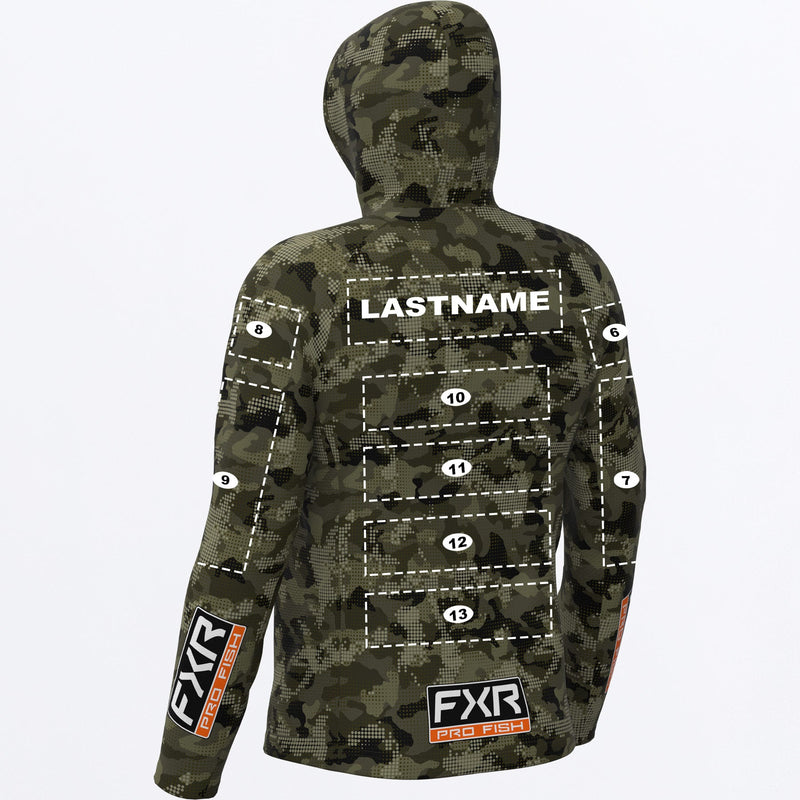 Chargez l'image dans la visionneuse de la galerie, MCustomDerbyDriftCamoAirUPFPO_Hoodie_MossOrg_SKU_262052-_7930_Extra**hover**
