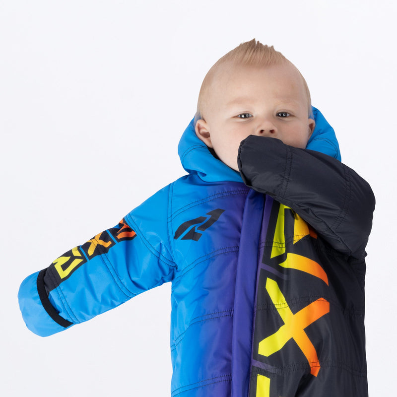 Chargez l'image dans la visionneuse de la galerie, InfantCX_Snowsuit_Y_BlueInferno_241510-_4026_side
