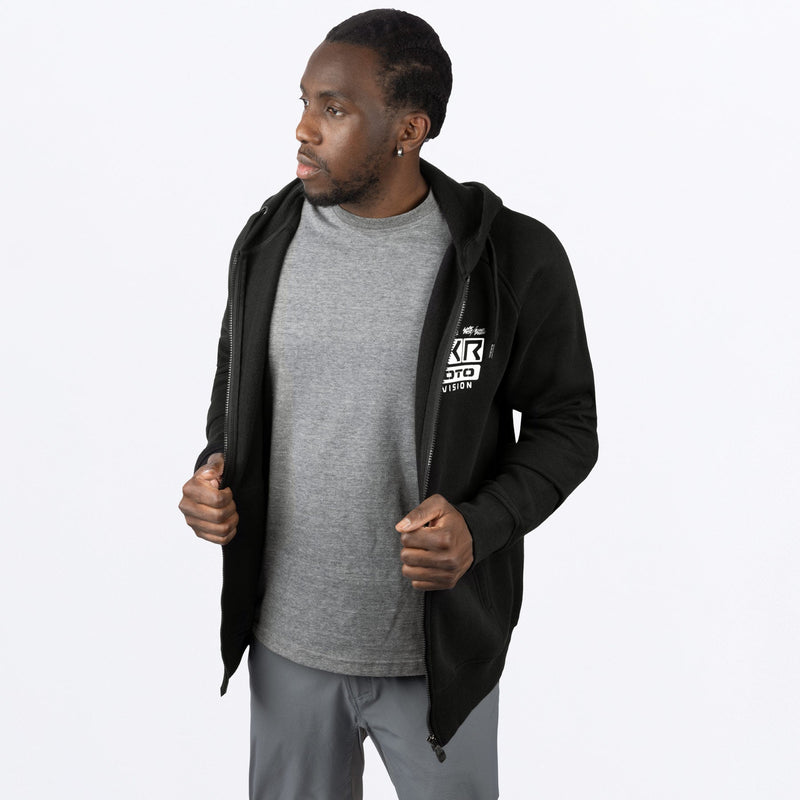 Chargez l'image dans la visionneuse de la galerie, Gladiator_Hoodie_M_BlackWhite_241158-_1001_side1
