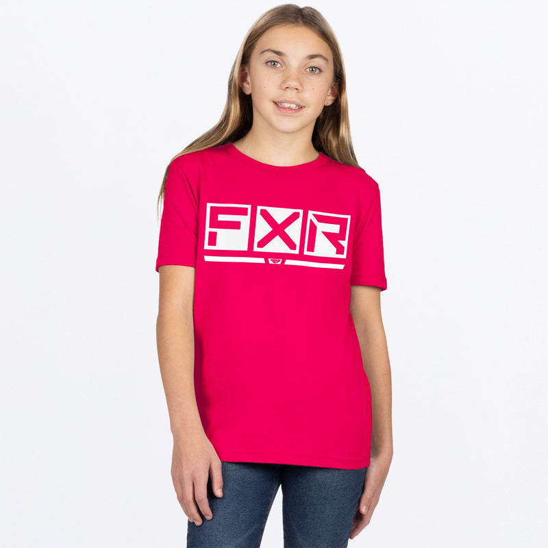 Chargez l'image dans la visionneuse de la galerie, Podium_PremiumTShirt_RazzWhite_Y_242281-_2801_front
